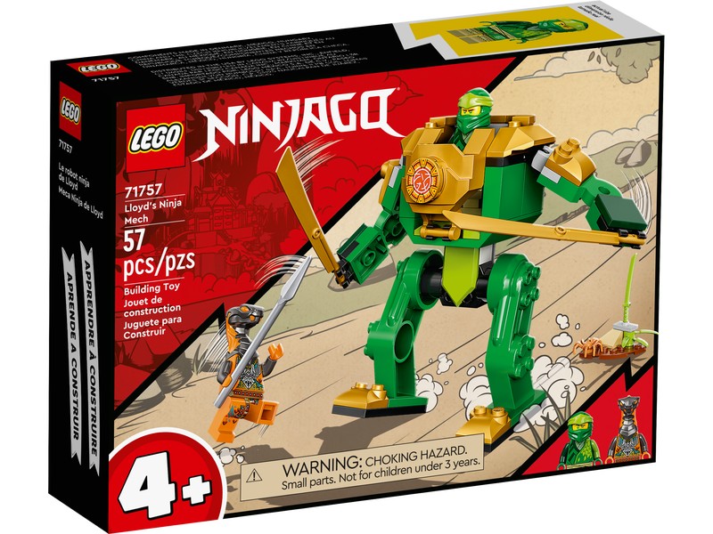 LEGO NINJAGO LLOYD NINJA ROBOTJA /71757/