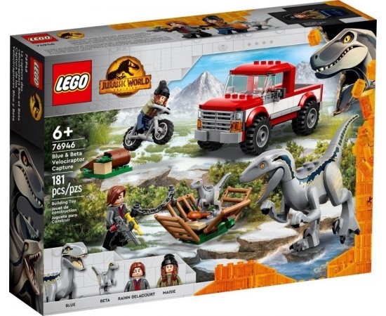 LEGO JURASSIC WORLD KEK ES BETA VELOCIRAPTOROK ELFOGASA /76946/