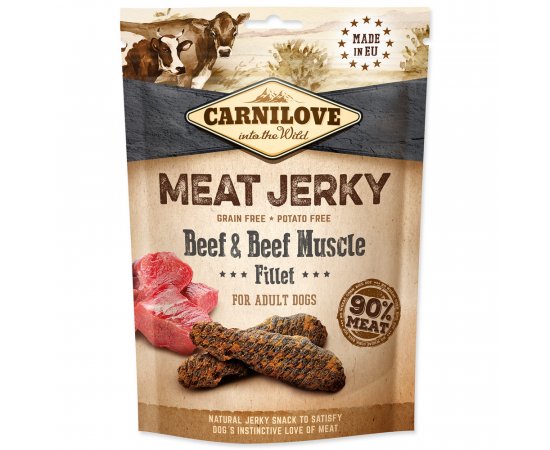 ARNILOVE JERKY SNACK BEEF &amp; BEEF MUSCLE FILLET 100G (294-111856)