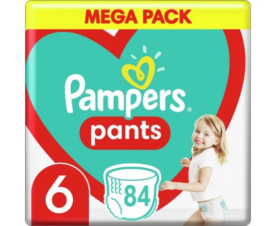 PAMPERS PANTS S6 84DB, 15+ KG