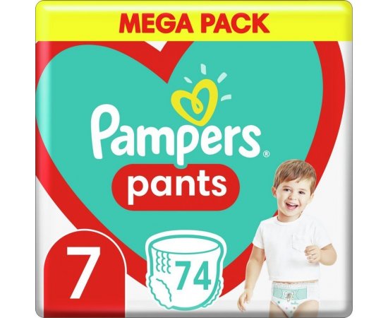 PAMPERS PANTS S7 74DB, 17+ KG