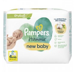 PAMPERS WIPES 184DB (4X46) HARMONIE NEW BABY