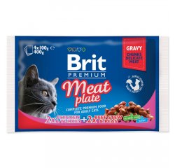 BRIT PREMIUM CAT TASAK MEAT PLATE 400G (293-100277)
