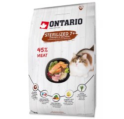 ONTARIO CAT STERILISED 7+ (6,5KG)