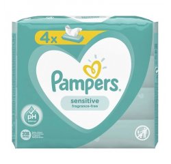 PAMPERS WIPES 208DB (4X52) SENSITIVE