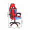 KONDELA Irodai/gamer szék, kék/piros, SPIDEX